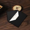 50 Packs of A7 Envelopes for Invitation, Black 5x7 Envelopes