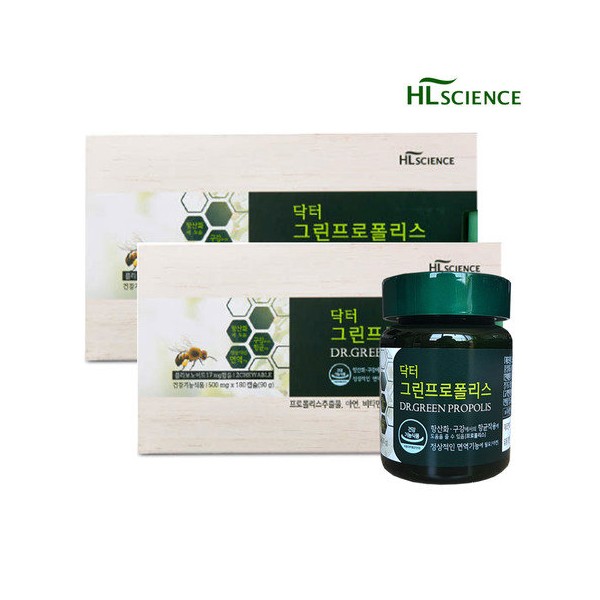 HL Science Doctor Green Propolis x 60 capsules x 6