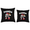 Petanque french boule balls set bocce player Throw Pillow