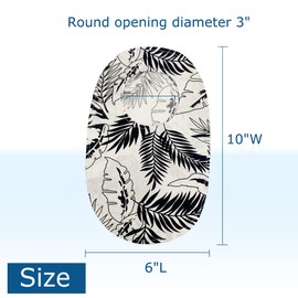 Colostomy Bag Covers Ostomy Support Garment Bag with Round Opening for Ileostomy Stoma, 3 Inch ID, 2 Pieces