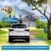 Driveway Alarm- HTZSAFE 1/2 Mile Long Range Outdoor Weatherproof Solar