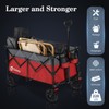 Sekey Collapsible Foldable Wagon with 220lbs Weight Capacity, Heavy Duty