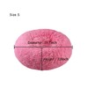 BODISEINT Modern Soft Plush Round Pet Bed for Cats or