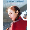 DELHI TORNADO Bone Conduction Headphones Swimming,Bluetooth IPX8 Waterproof Swimming Headphones