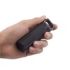 SHD Outdoor EDC Pill Box Container,Black Aluminum Alloy Single Chamber
