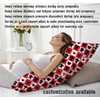 maizi Full Body Pregnancy Pillow Customized Adjustable Pregnancy Pillow Satin