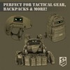 Bluyellow 2Pcs Cat Eye Patch Set, Morale Tactical Hook and