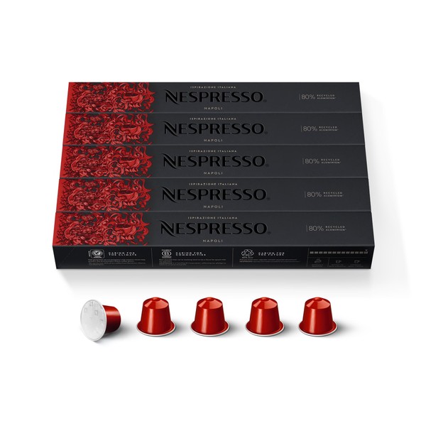 Nespresso Nespresso Capsules Original Line, Ispirazione Napoli, Dark Roast Coffee