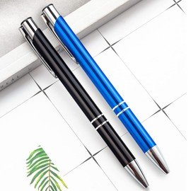 aigHOMnE Air Release Pen Pin Pen Craft Vinyl Weeding Pen Tools Stainless Steel Point Retractable with 4 Refills for Replacement (Black,Blue,4refills)