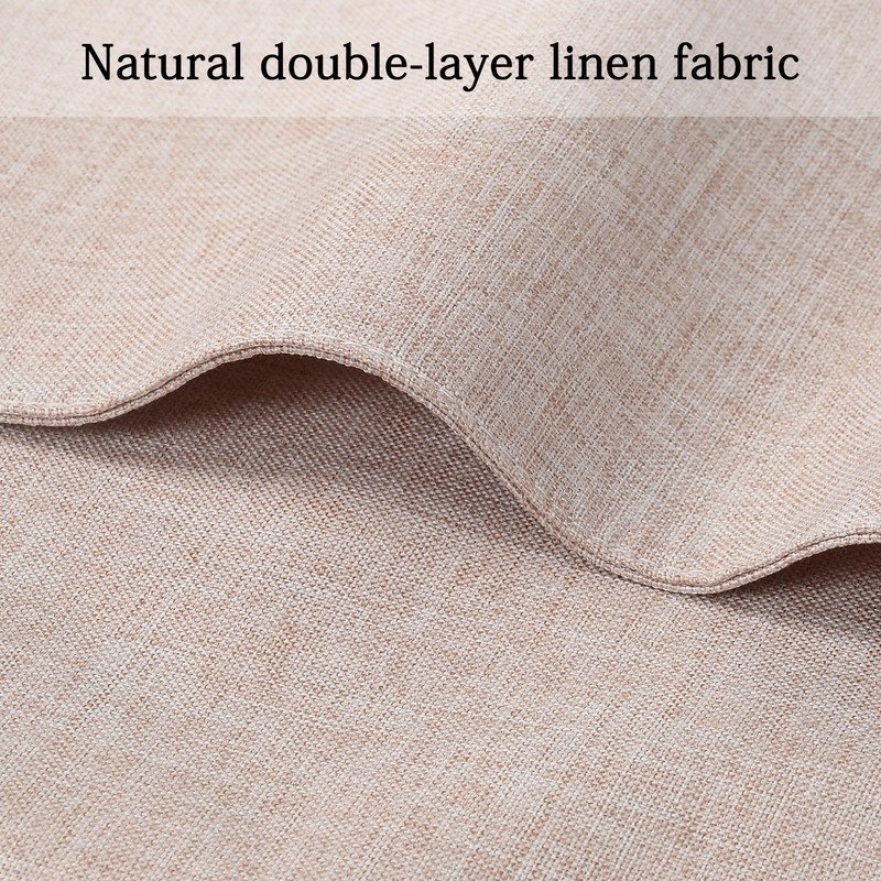 UnivoColors Set of 6 Faux Linen Placemats, Heat-Resistant & Easy-to-Clean,13"x19"for
