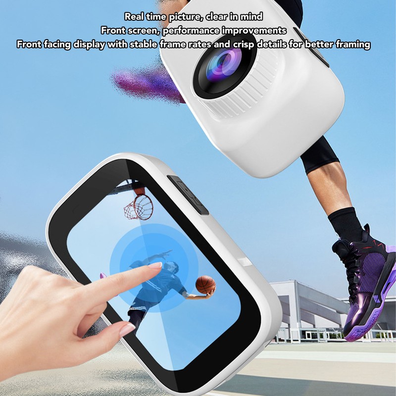 4K Cat Collar Camera IPS Touch Screen HD WiFi Pet