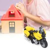1:16 Scale Motorcycle Toy Alloy Sound Light Educational Portable Motorcycle