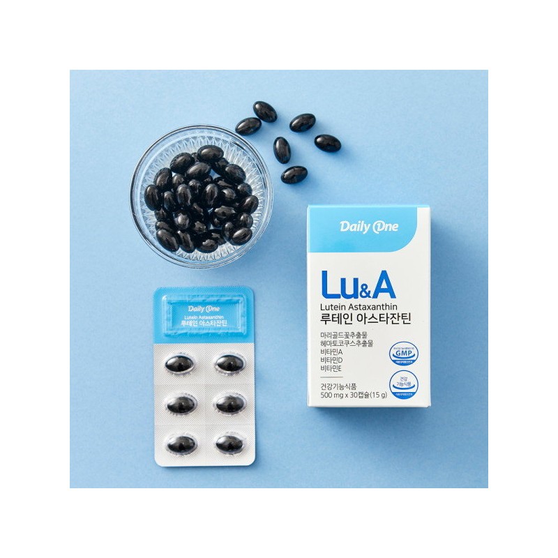 Daily One Lutein Astaxanthin 500mg / 데일리원 루테인 아스타잔틴 500mg