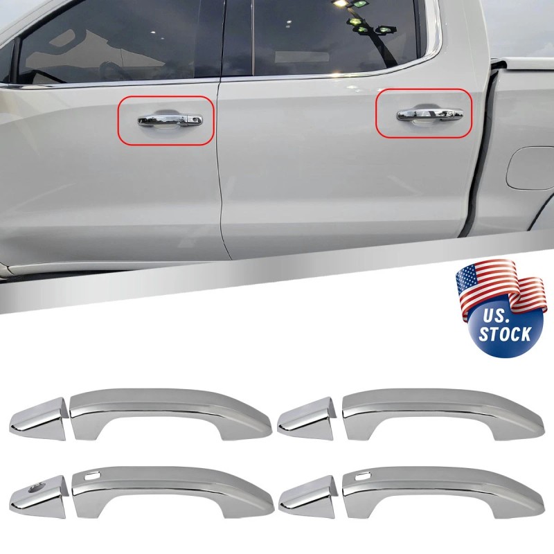 For Chevy Silverado GMC Sierra 1500 2019-2024 Door Handle Cover