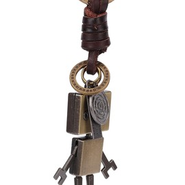 Personalidad Lindo Robot Llavero Correa Llavero Decoración Regalo Mano: Llavero Tejido, Tejido a Mano Piel de Vaca Sintética Tejido a Mano Colgantes de Bolsa de Forma única