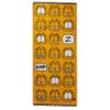 Marushin 3995002000 Garfield Face Towel, Fanny Garfield, Characters, 100% Cotton,