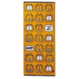 Marushin 3995002000 Garfield Face Towel, Fanny Garfield, Characters, 100% Cotton, Antibacterial, Odor Resistant