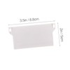 FUNOMOCYA 89mm Wide Vertical Blind Bottom Weights 10pc Plastic Plate