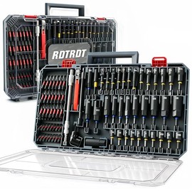86-Piece Magnetic Impact Nut Driver Set, SAE/Metric Nut Driver Set, Right Angle Drill Driver, Socket Adapters, Bit Holder, Wing Nut Driver, Ratchet Bit Driver, Quick Release Extension, Power Bits