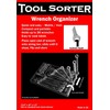 TOOL SORTER WRENCH ORGANIZER (RED) | Space Saving 28-Tool Tray