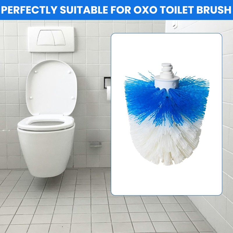2 Pack Good Grips Toilet Brush Replacement Head for OXO