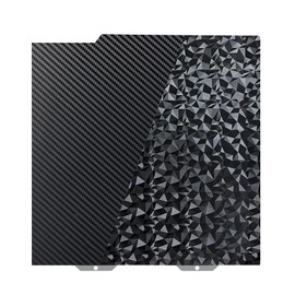 IdeaFormer-3D PEO PET Placa de construcción para Bambu Lab A1 Mini, diamante PEO+fibra de carbono PET Hoja de acero flexible de doble cara con textura