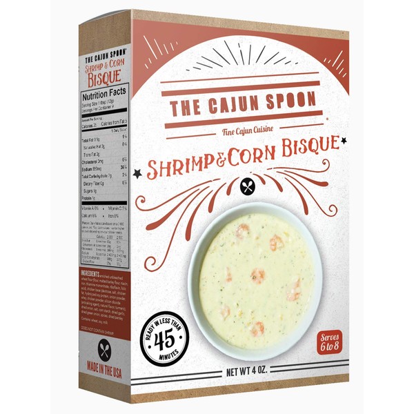 The Cajun Spoon Shrimp & Corn Bisque Mix 4oz