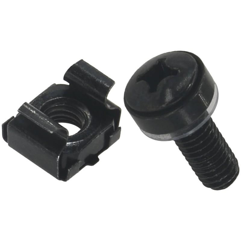 40 Sets M6 Mount Cage Nuts screws,Rack Mounting Bolts for