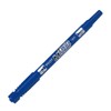 Pilot Permanent Markers, Twin Markers, Fine Point, Extra Fine, Blue,
