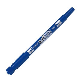 Pilot Permanent Markers, Twin Markers, Fine Point, Extra Fine, Blue, 10 Count MEF120EU10L