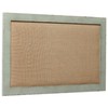 SOFE Linen Bulletin Board 18 X 29 Inches Wood Frame,