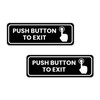 Signs ByLITA Standard Push Button To Exit Door or Wall