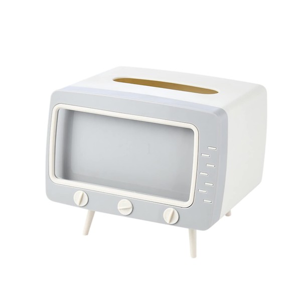 Tissue Holder Cute TV Shaped Tissue Dispenser Tissue Storage Box