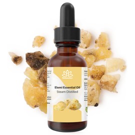 Relaxcation Pure Elemi Oil - Steam Distilled Natural Oil for Face, Hair, Nails & Body | Aromatic Extract for Diffuser, Massage, Skin Care & Cuticles | Vegan, Organic, Travel Size (1 oz)