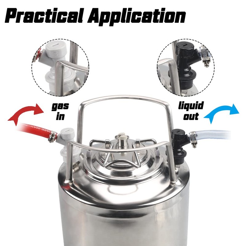 2 Pair Ball-Lock Barb Dis-connects Set by PERA