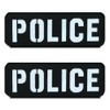 Pack of 2 Reflective Police Police Infrared IR Reflective Removable