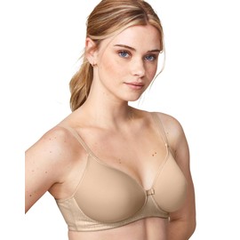 Wonderbra Womens Breathable Cups Wirefree Bras, Paris Nude/Porc, 36B US