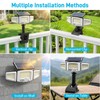 Clip on Solar Lights Outdoor, 231 LEDs Motion Sensor Flood