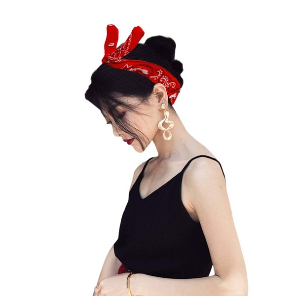 Hip Hop Headband Cool Cotton Elastic Bandana Ethnic Fashion Neck