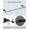 OROPY Industrial Pipe Clothing Rack, Wall Mounted Clothes Rack, Closet