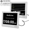 YCOO [Newest Version] Dementia Clock,8 Inches Calendar Date Clock,Memory Loss