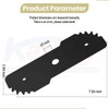 Karbay 3 Pack 7-1/2" Edge Hog Heavy Duty Edger Replacement
