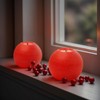 FUWDEO Flameless LED Sphere Candles with Remote Control & Timer,