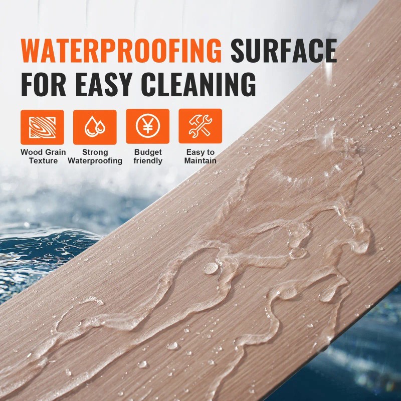 Self-Adhesive Vinyl Floor Tiles 36 X 6 Inch 36 2.5mm