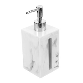 Gatuida Empty Shower Gel Bottle Reusable Shampoo Dispenser with Pump for Liquid Soap Lotion Essential Oils Durable Resin Design for Bathroom Hotel Use