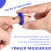 TEOZBLU 10 Stück Akupressur Ring Set, Finger und Handgelenk Massageringe