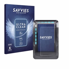 Savvies 6 Pack Screen Protector compatible with Wahoo Elemnt GPS Protection Film Clear