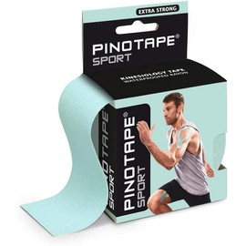 Pinotape Sport Kinesiology Tape 5 cm x 5 m Mint Light Blue Pack of 2
