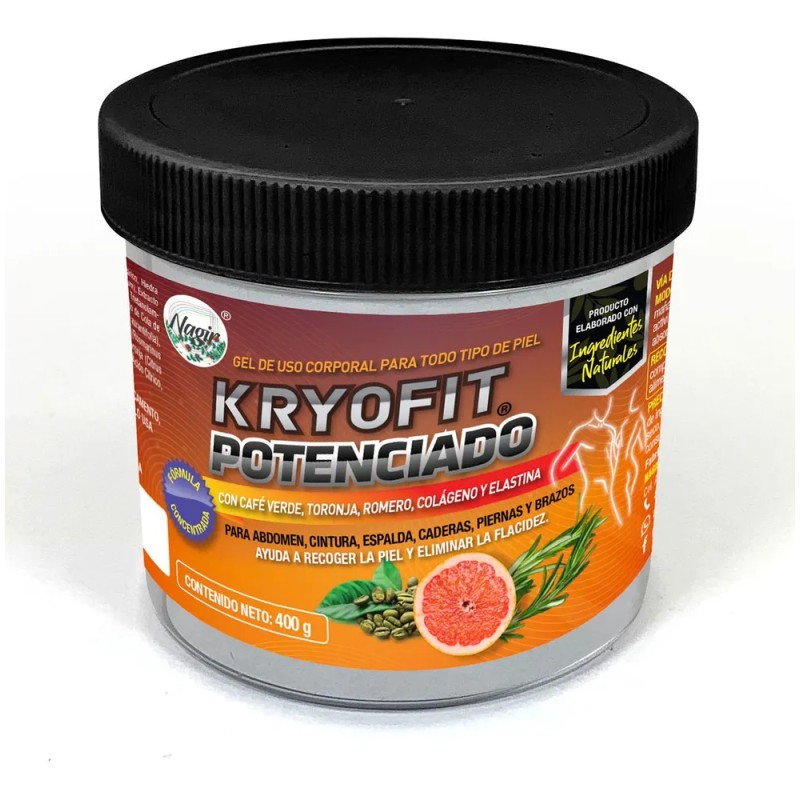 Kryofit Potenciado Gel Reductor De Abdomen Reafirmante Nagir Mentolada