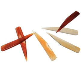 Longdex Burnisher 3.15Inch/8cm Polishing Agate Knife for Gold and Sliver Scraping Knife